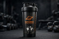 Coqueteleira 600ml - Saturno Supplements - Preta Premium com Esfera Inox
