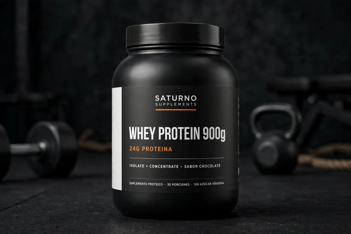 Whey Protein 900g - Saturno - 24g Proteína - Sabor Chocolate