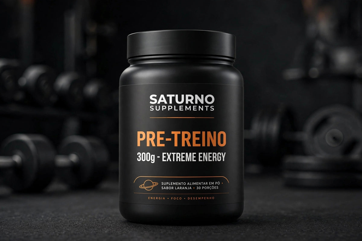Pré-Treino 300g - Saturno - Extreme Energy - Sabor Laranja