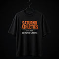 Camiseta Oversized - Saturno Athletics - Beyond Limits - Preta