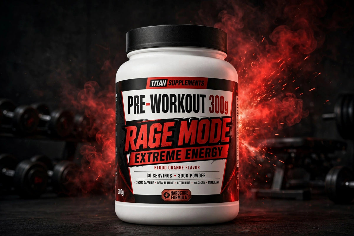 Pré-Treino 300g - Titan - Rage Mode Extreme Energy